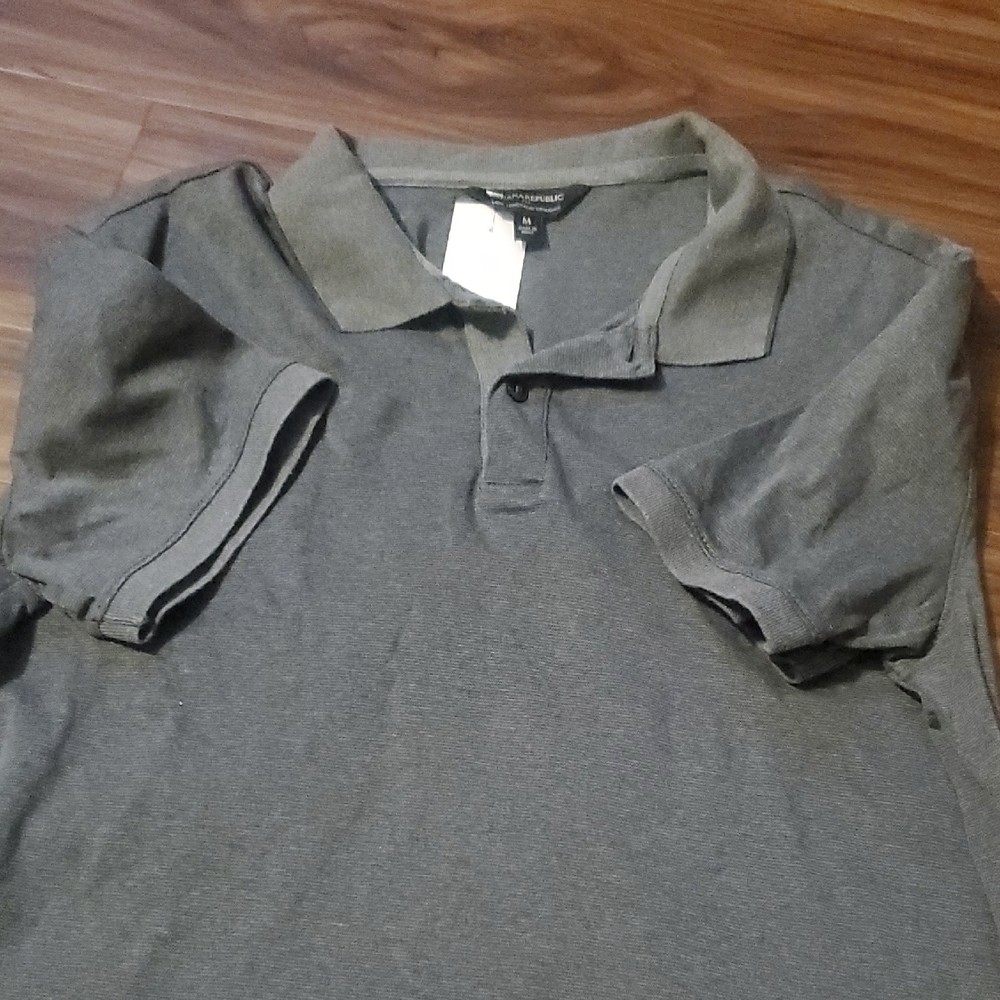 Banana Republic Charcoal Polo Shirt - Picture 3 of 4